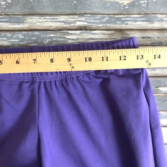 GK ELITE Sport Purple Pull on Pants Loose Leg Stretch Waist Adult Medium - Picture 5 of 8